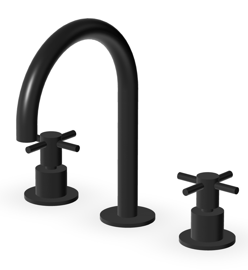 Zucchetti Helm rubinetto per lavabo verticale nero ZHM515.XP81