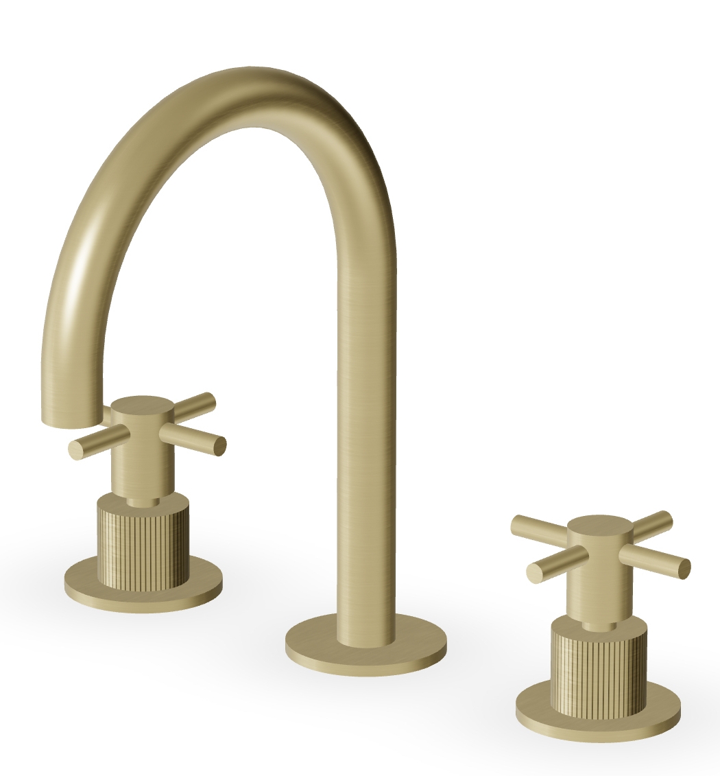 Zucchetti Helm rubinetto per lavabo verticale oro ZHM515.XP31G2