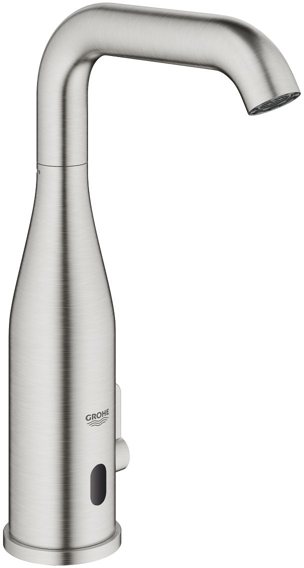 Grohe Essence rubinetto per lavabo verticale elettronico SuperSteel 36445DC0