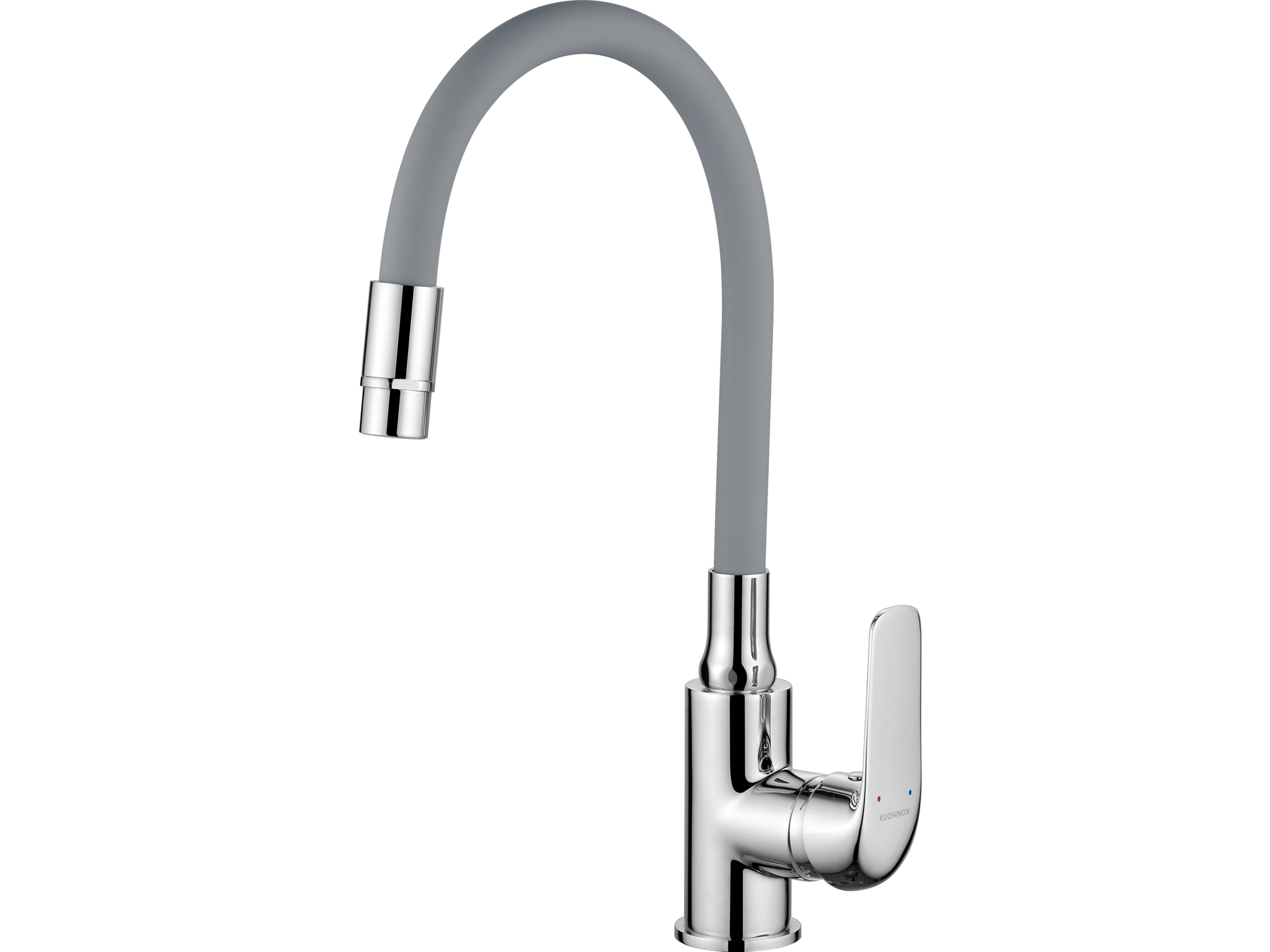 Kuchinox Elza rubinetto da cucina verticale cromo-grafite/grigio BKE962D