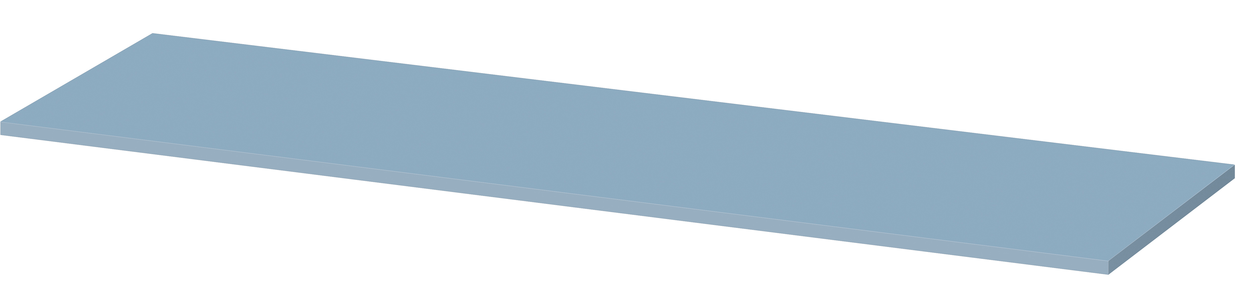 Cersanit Larga piano 160x45 cm blu S932-035