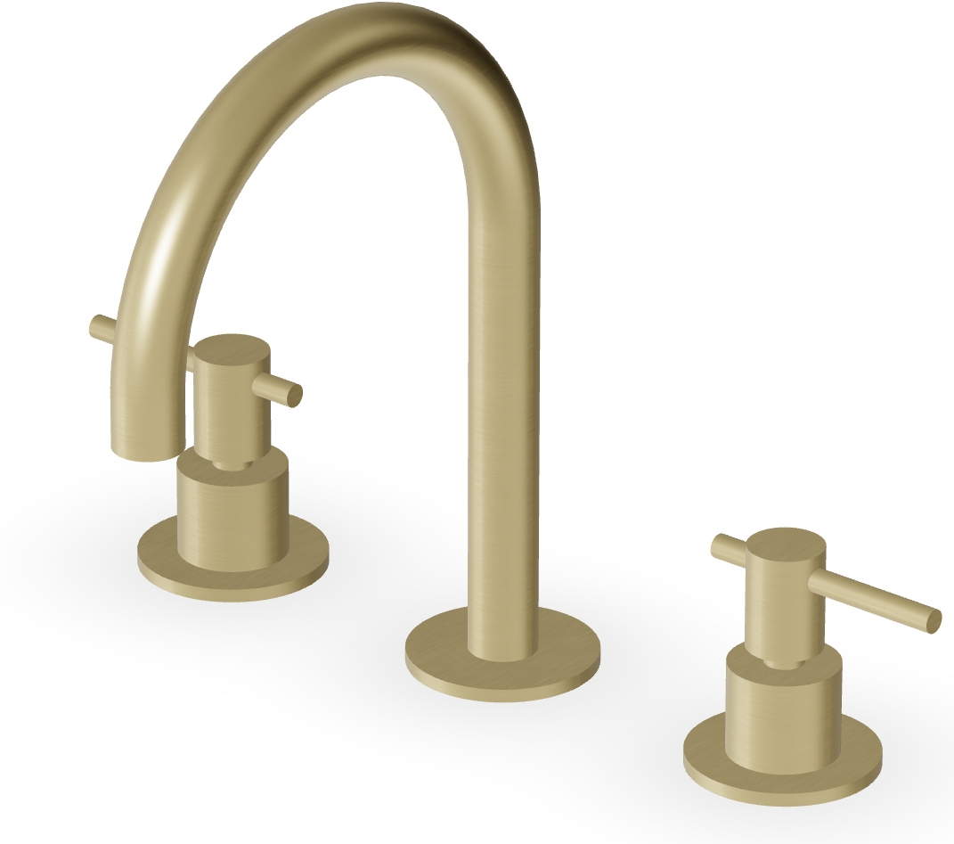 Zucchetti Helm rubinetto per lavabo verticale oro ZHL515.XP31