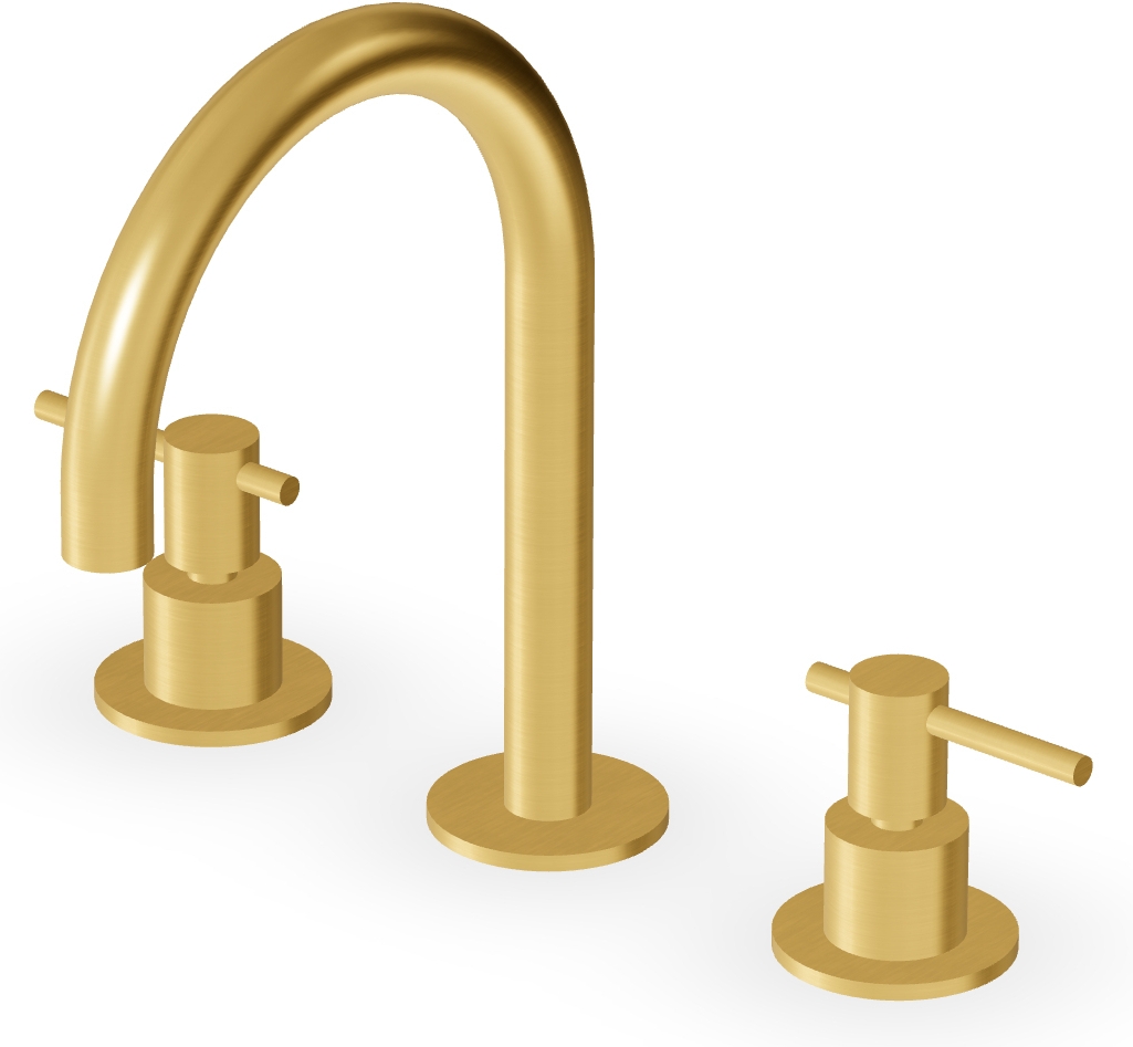 Zucchetti Helm rubinetto per lavabo verticale oro ZHL515.XP41