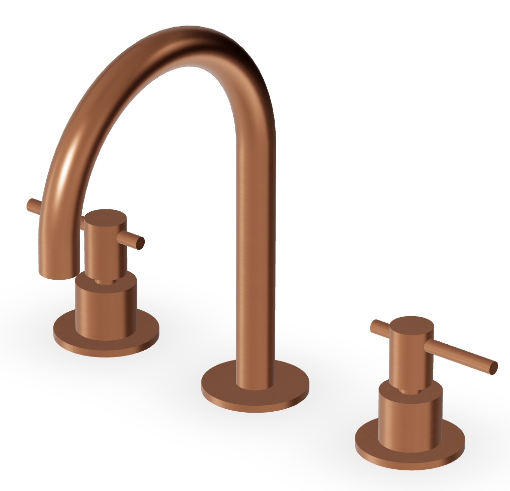 Zucchetti Helm rubinetto per lavabo verticale rame ZHL515.XP91
