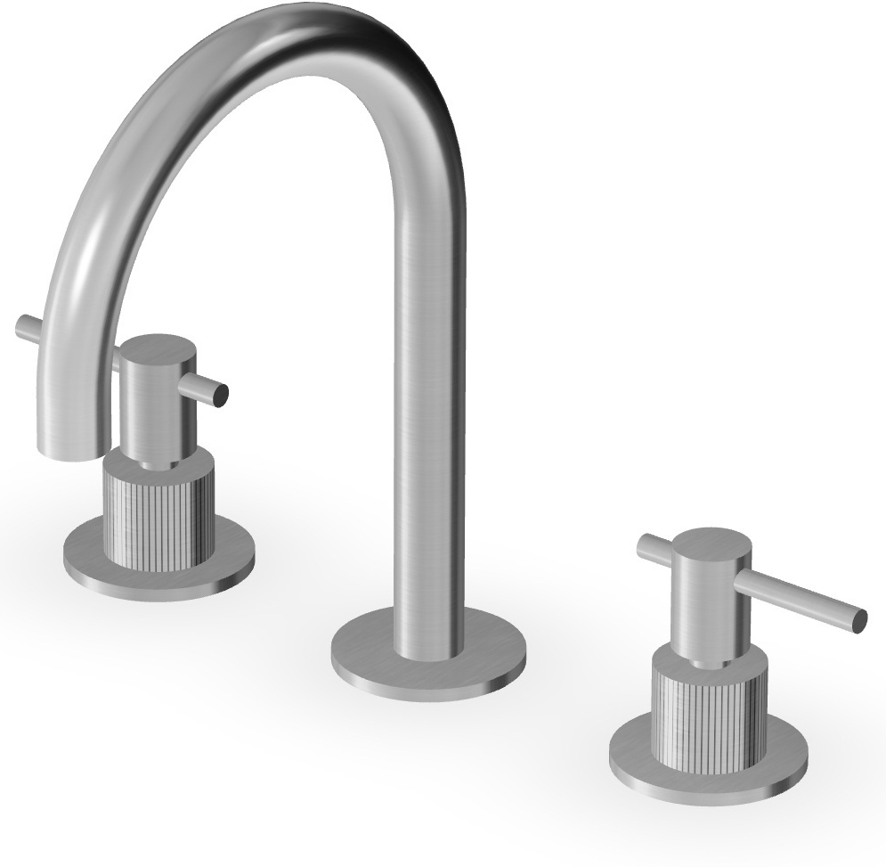 Zucchetti Helm rubinetto per lavabo verticale acciaio ZHL515.XG2