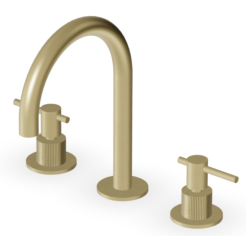 Zucchetti Helm rubinetto per lavabo verticale oro ZHL515.XP31G2