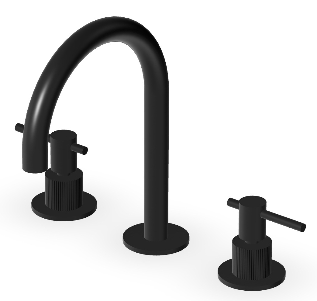 Zucchetti Helm rubinetto per lavabo verticale nero ZHL515.XP81G2