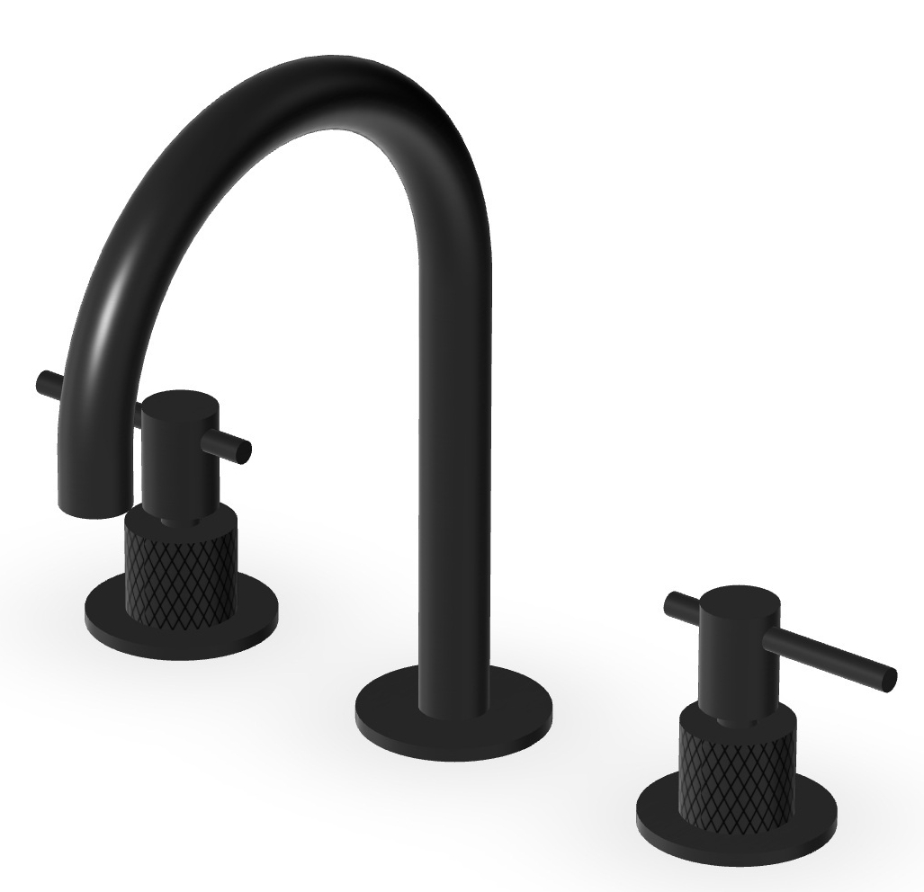 Zucchetti Helm rubinetto per lavabo verticale nero ZHL515.XP81G3
