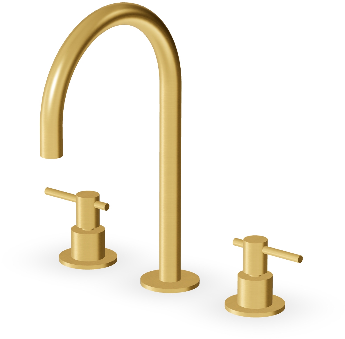 Zucchetti Helm rubinetto per lavabo verticale oro ZHL516.XP41