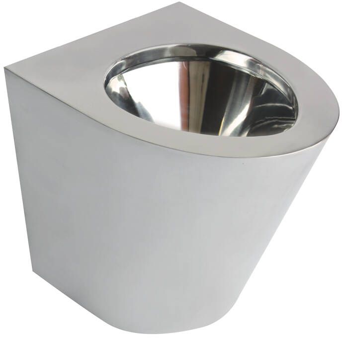 Faneco vaso wc a terra senza brida per disabili opaco N13012