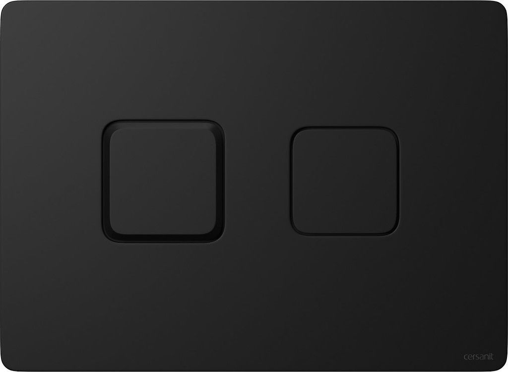 Cersanit Accento Square placca di comando per WC nero K97-426