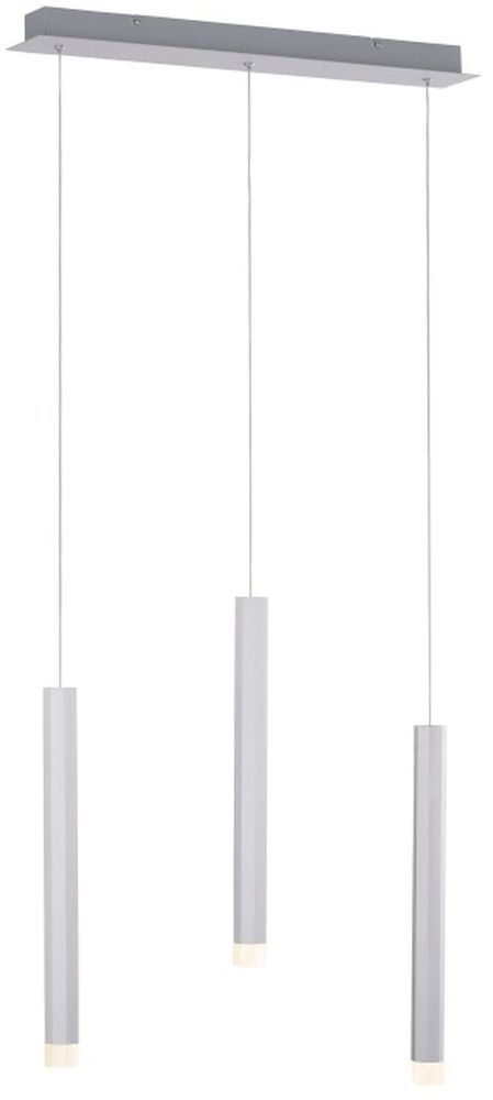Just Light Bruno lampada sospesa 3x4.8 W bianco-alluminio 15203-95