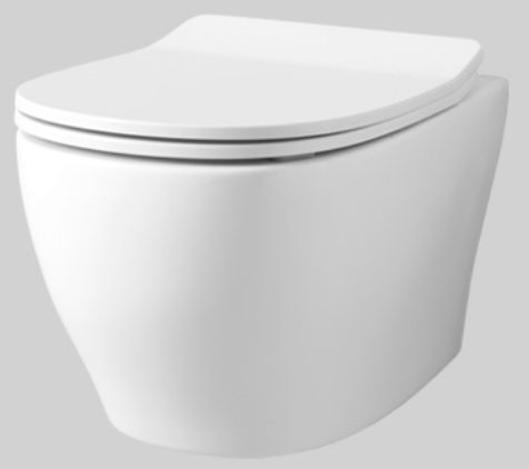 Art Ceram Ten vaso wc sospeso senza brida bianco TEV00601;00