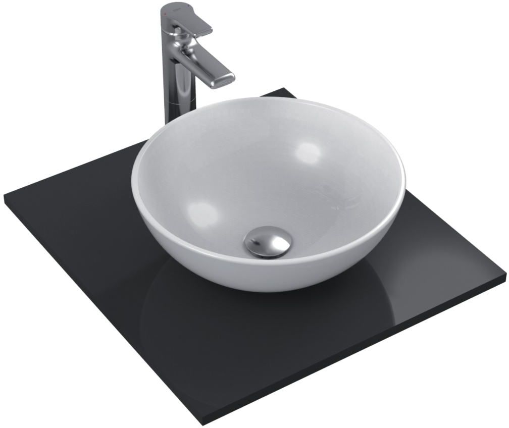 Ideal Standard Strada lavabo 41x41 cm rotonda da appoggio bianco K079501