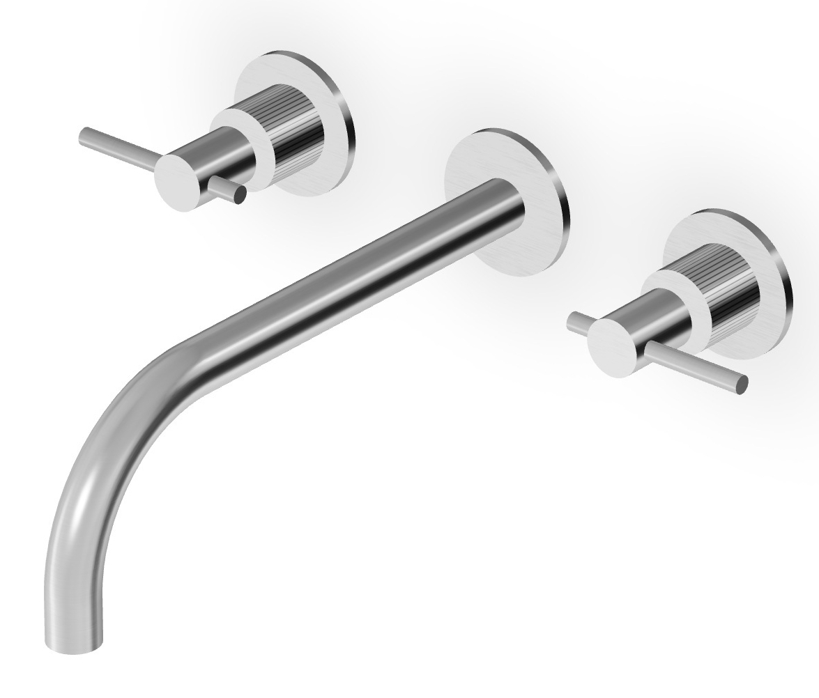 Zucchetti Helm rubinetto per lavabo da incasso acciaio ZHL761.XG2