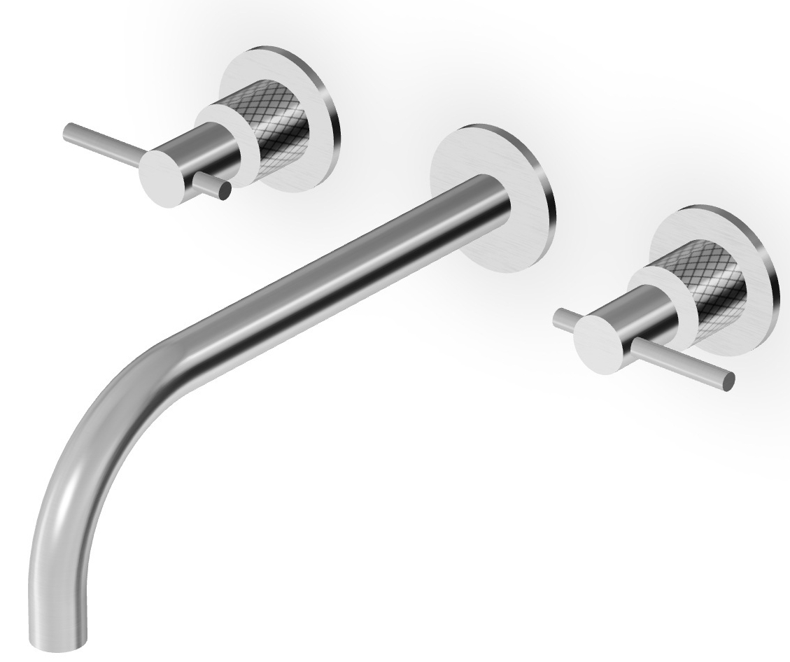 Zucchetti Helm rubinetto per lavabo da incasso acciaio ZHL761.XG3