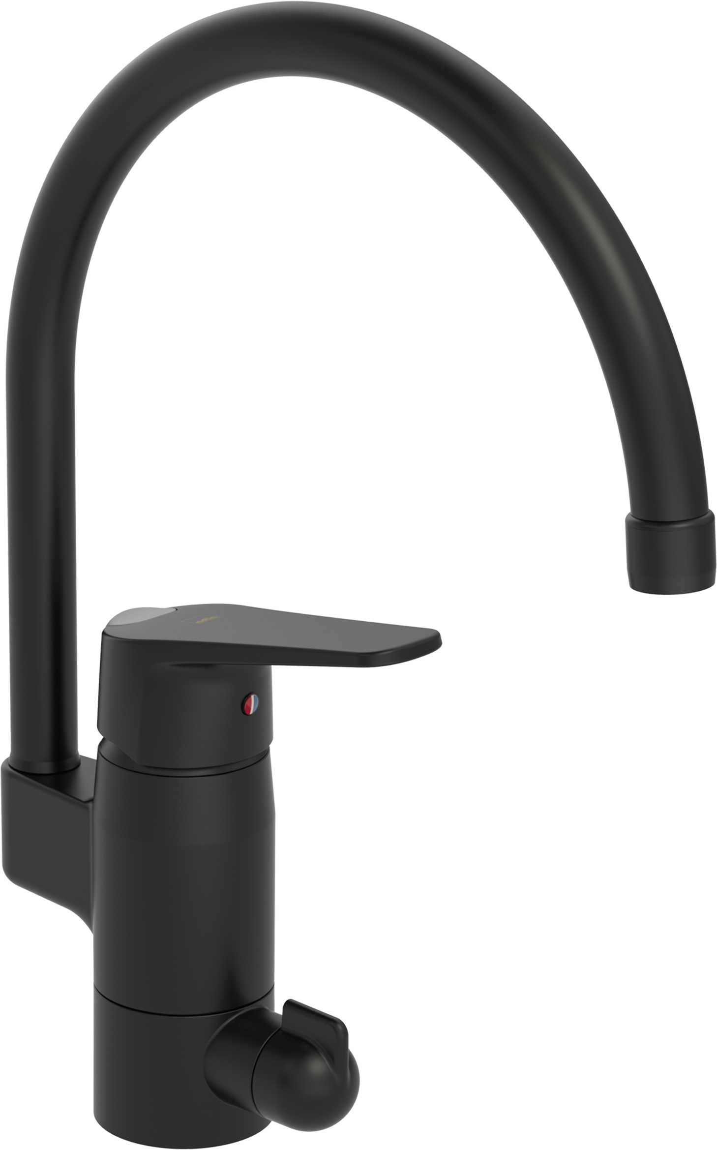 Oras Vega rubinetto da cucina verticale nero 1839FG-33