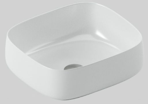 Art Ceram Cognac lavabo 46x41 cm rettangolare da appoggio bianco COL00701;00