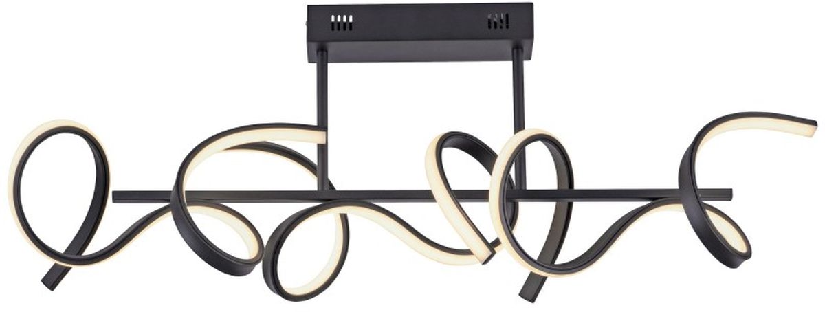 Just Light Curls lampada da soffitto 3x8.6 W nero 19032-18