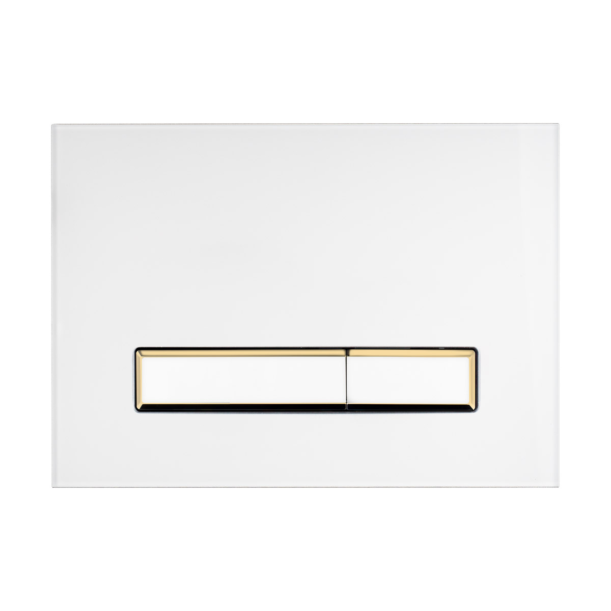 Oltens Torne placca di comando per WC bianco/oro opaco/bianco 57105000