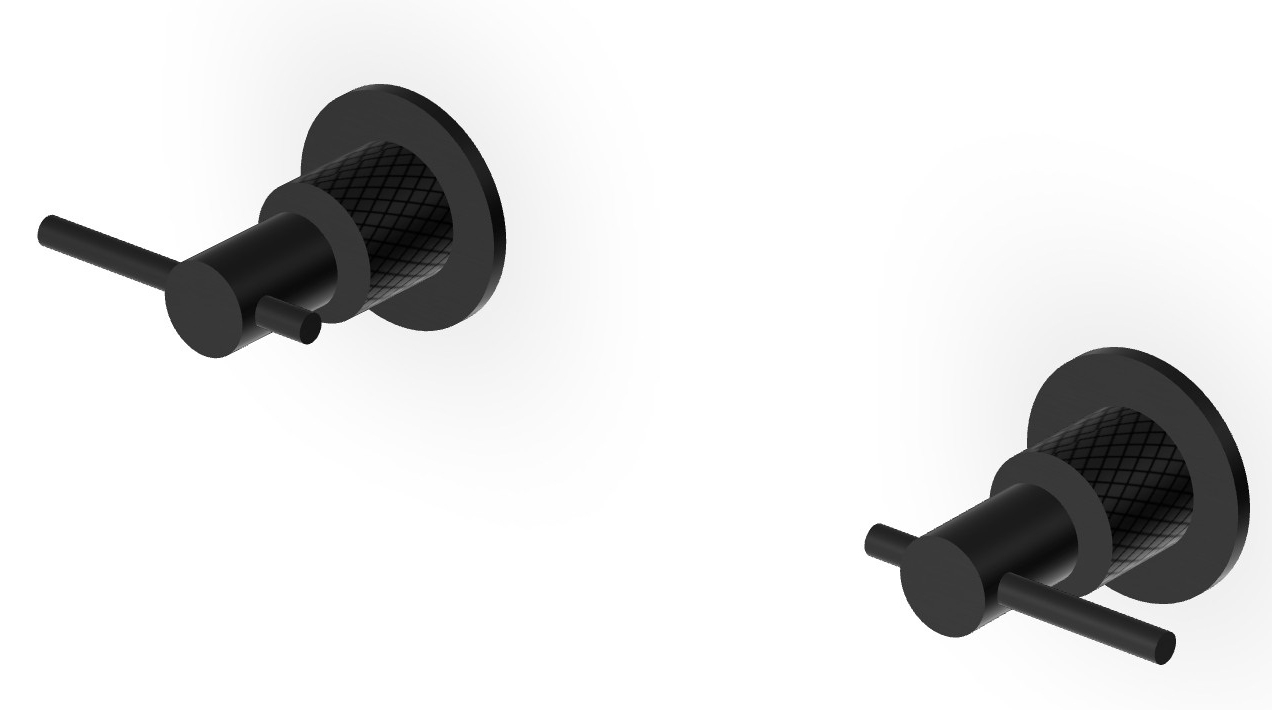 Zucchetti Helm rubinetto per doccia da incasso nero ZHL738.XP81G3