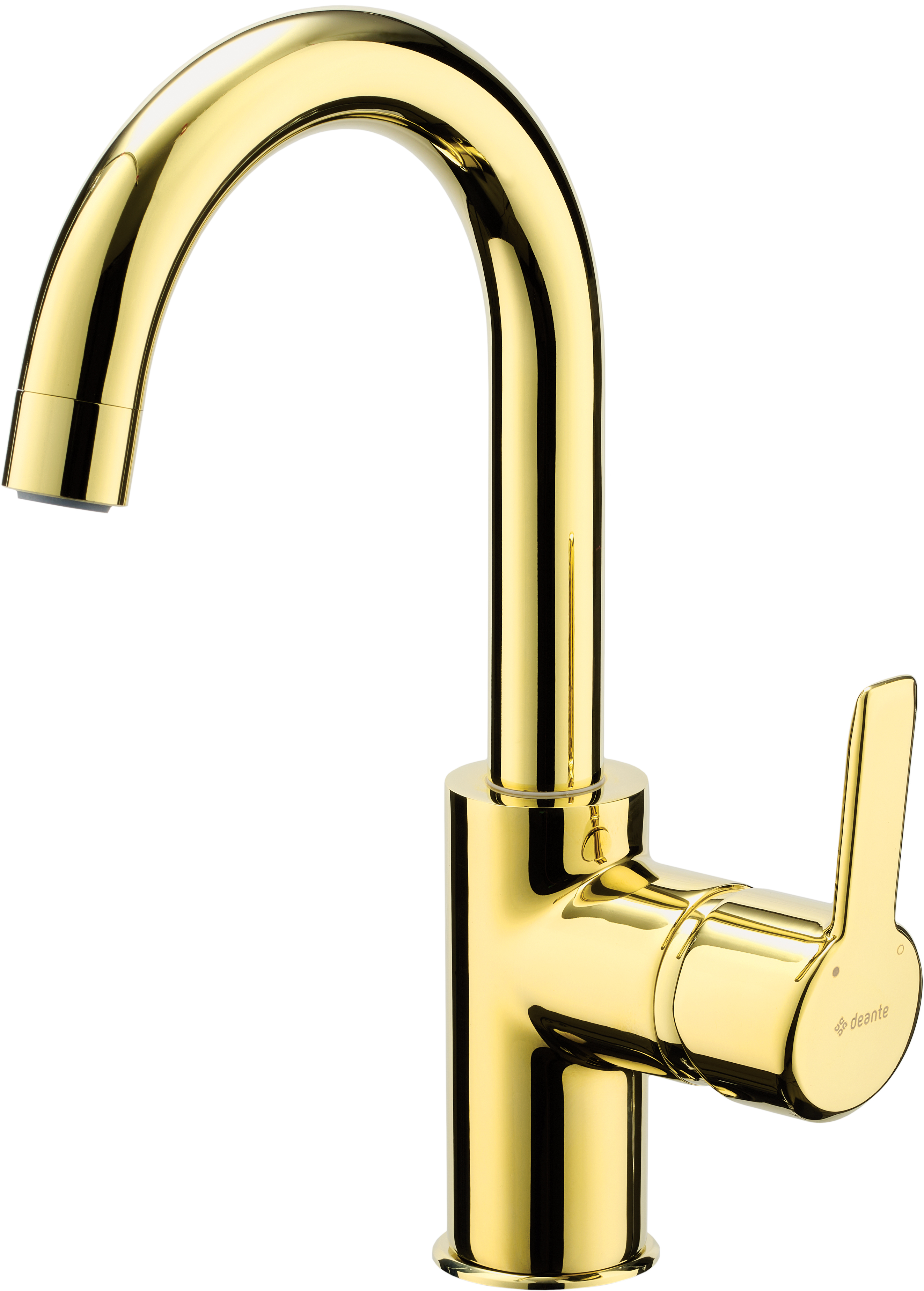 Deante Arnika rubinetto per lavabo verticale oro BQA_Z24M