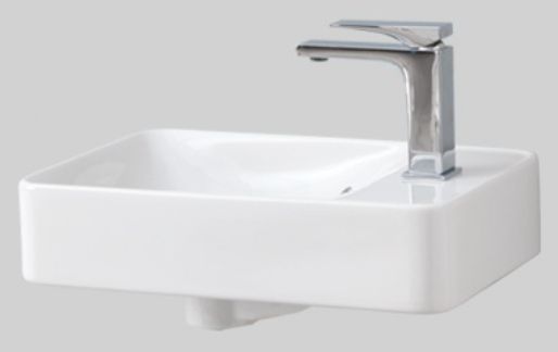 Art Ceram Savon lavabo 45x27 cm rettangolare a parete bianco LML00301;00