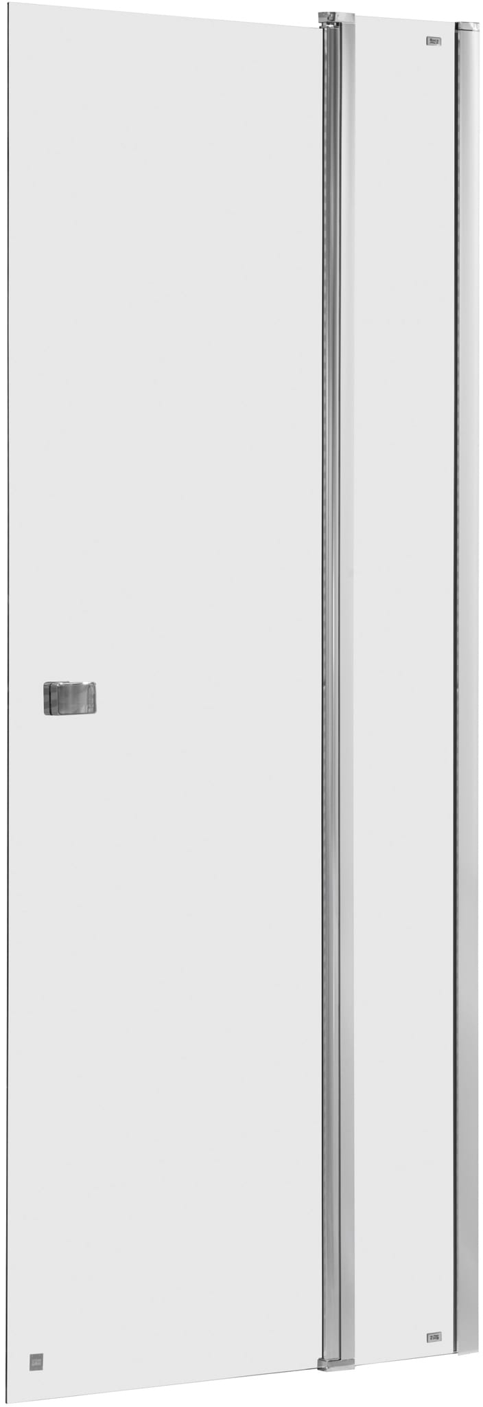 Roca Capital porta doccia 120 cm a battente cromo lucida/vetro trasparente AM4612012M