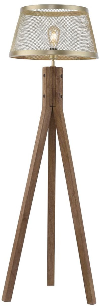 Just Light Frederik lampada da terra 1x60 W ottone 11424-60