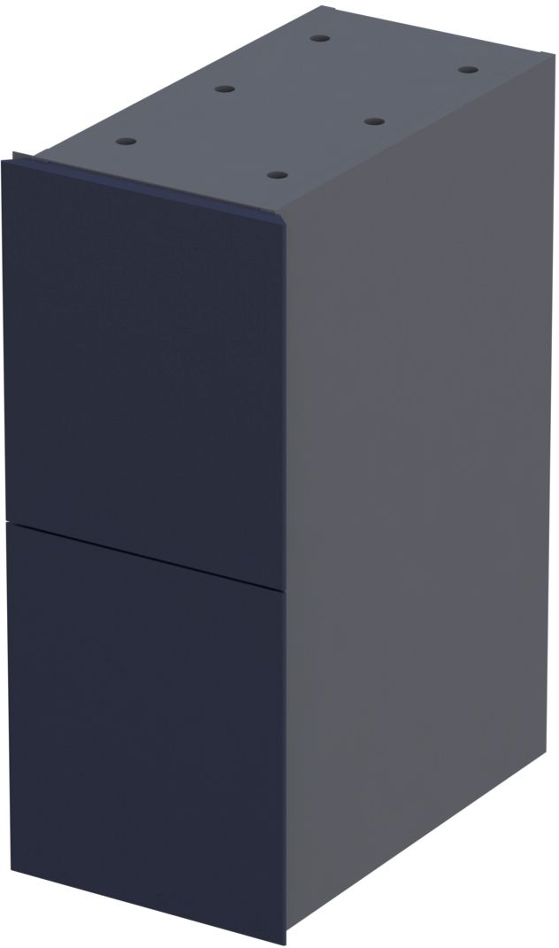 Oristo Louis armadietto 24x39x55.4 cm blu OR50-SD2S-24-1