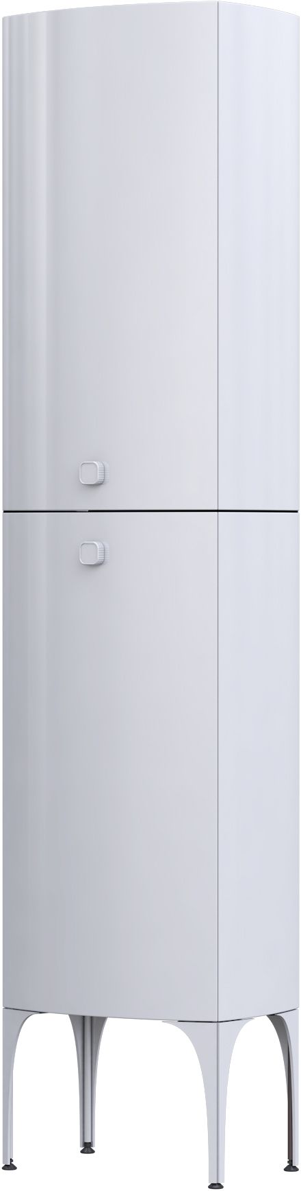 Oristo Louis armadietto 47x32.5x170 cm laterale sospeso bianco OR50-SB2D-47-1