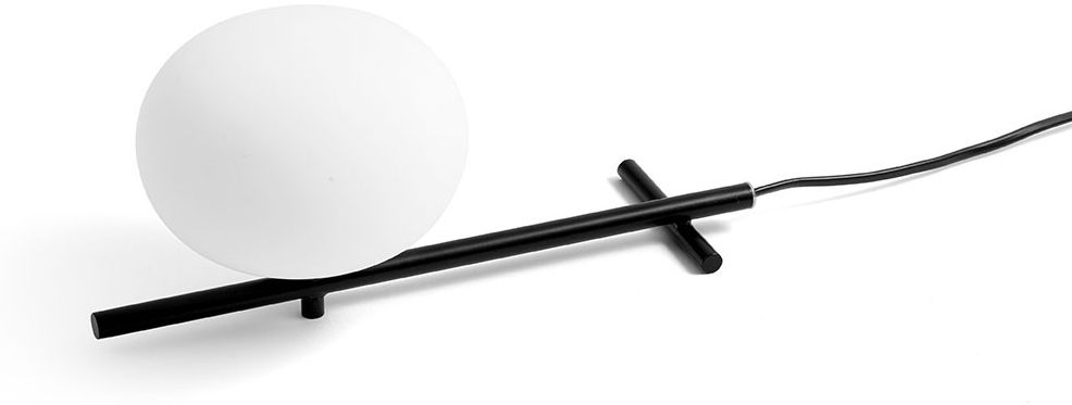 Miloox Mikado lampada da tavolo 1x28 W bianco-nero 1744.179