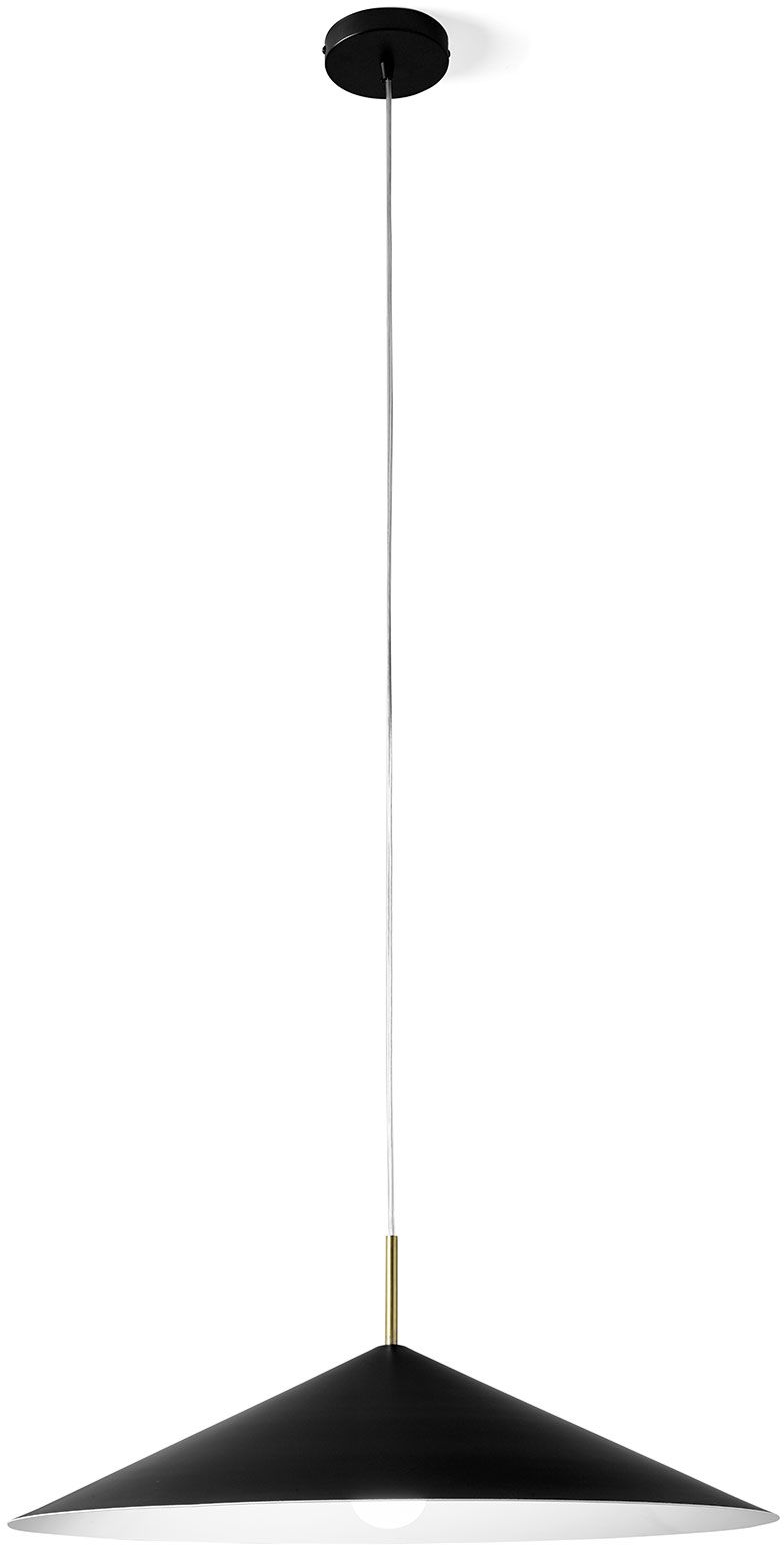 Miloox Samoi lampada sospesa 1x40 W bianco-nero 1744.108