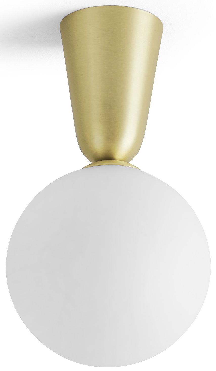 Miloox Lunar lampada da soffitto 1x40 W bianco-oro 1744.154
