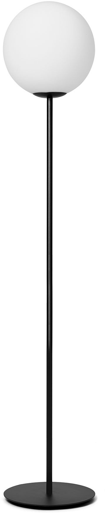 Miloox Jugen Black lampada da terra 1x60 W bianco-nero 1744.198