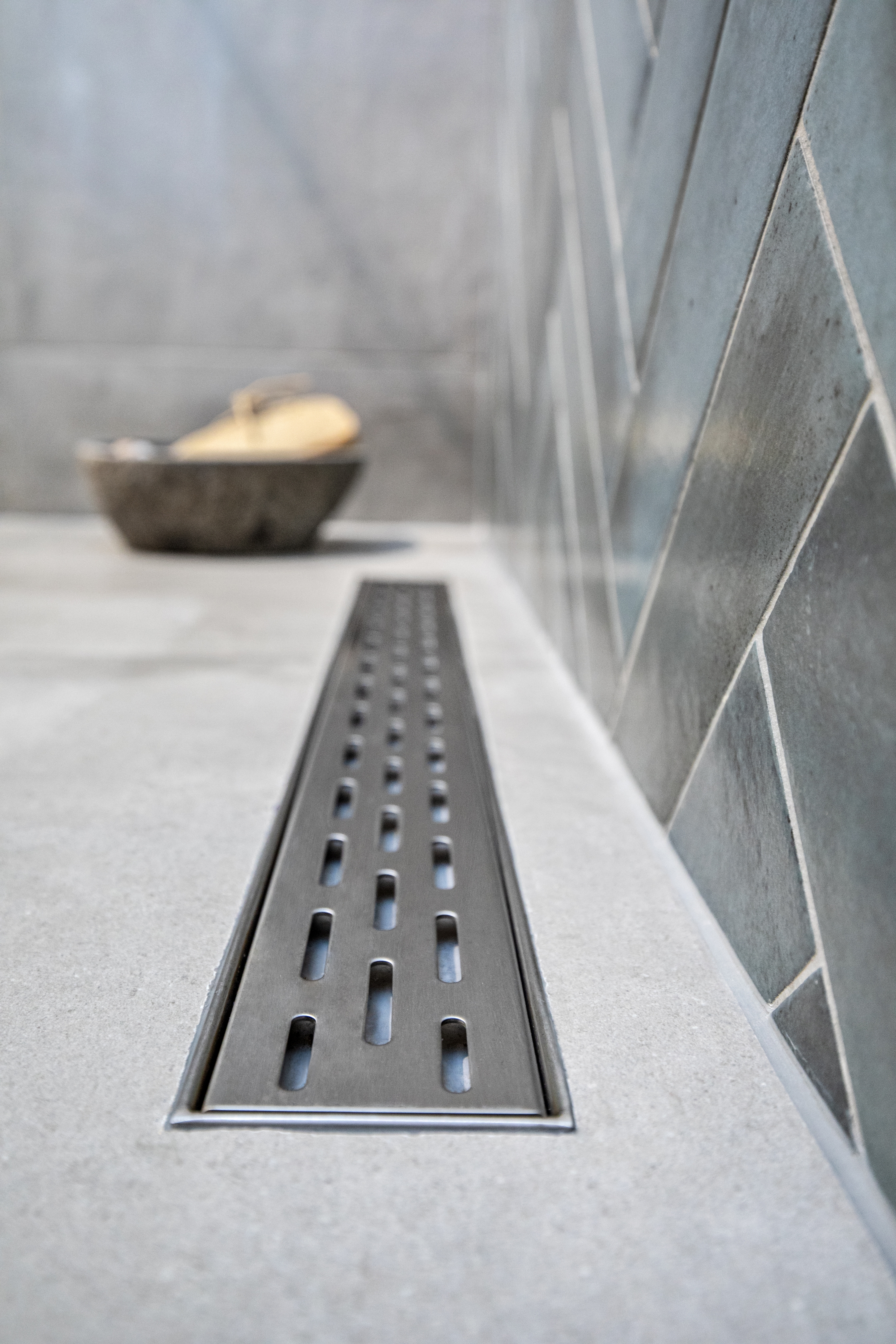 ACO ShowerDrain C griglia della canalina lineare 118.5 cm acciaio 9010.88.80