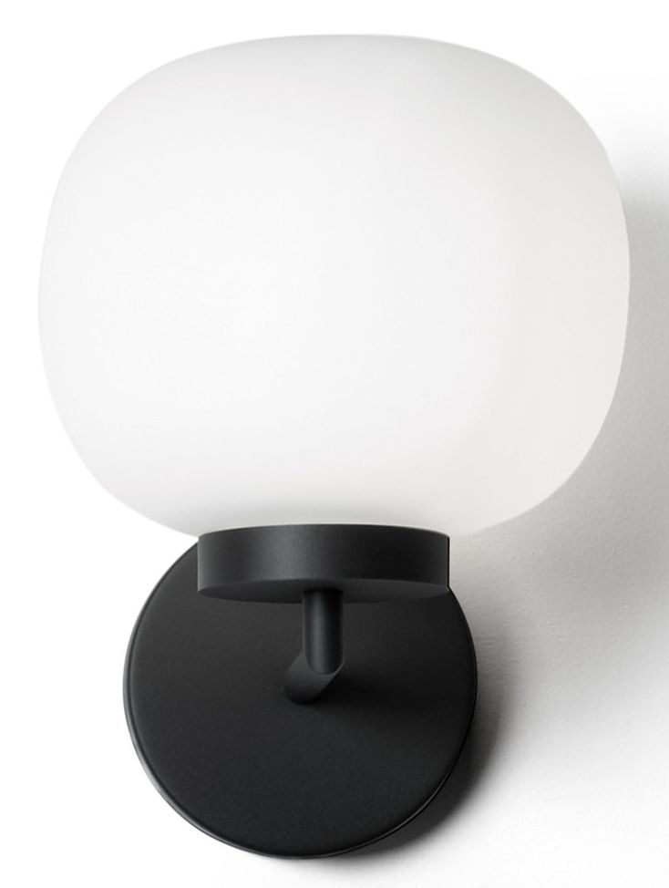 Miloox Bombo lampada da parete 1x40 W bianco-nero 1744.35