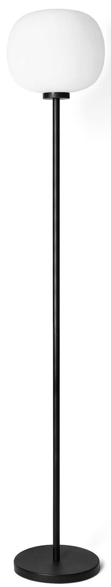 Miloox Bombo lampada da terra 1x40 W bianco-nero 1744.37