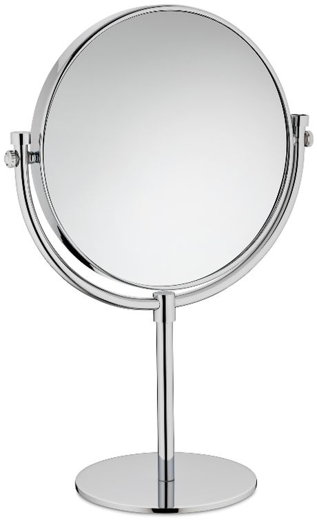 Kela Greta specchietto per trucco 19.5x35 cm rotonda cromo 20669