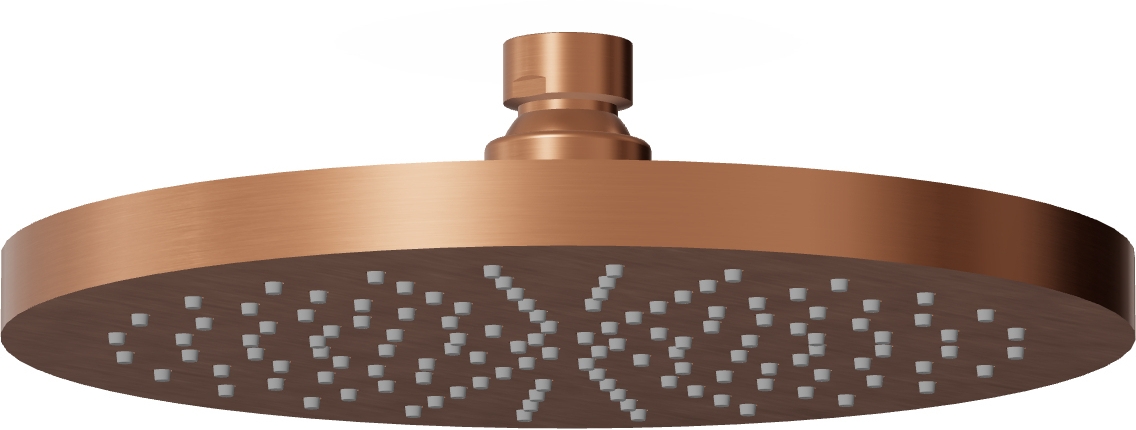 Zucchetti Helm soffione doccia 20x20 cm rotonda rame Z94263.XP91