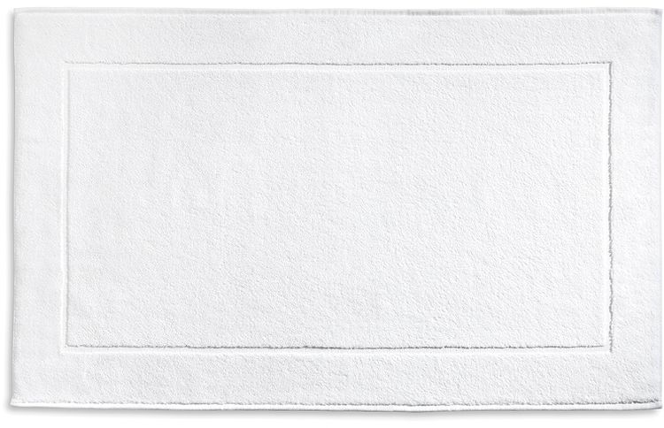 Kela Ladessa tappetino da bagno 100x60 cm rettangolare bianco 23480
