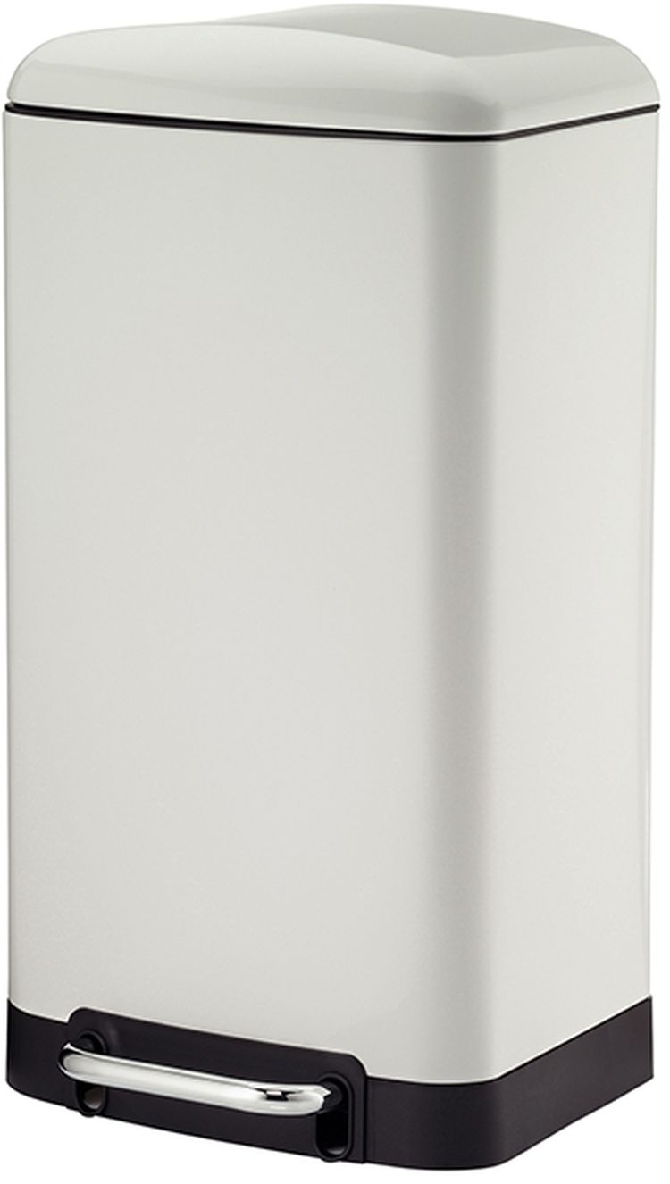Kela Davino secchio della spazzatura 30 l bianco-nero 10905