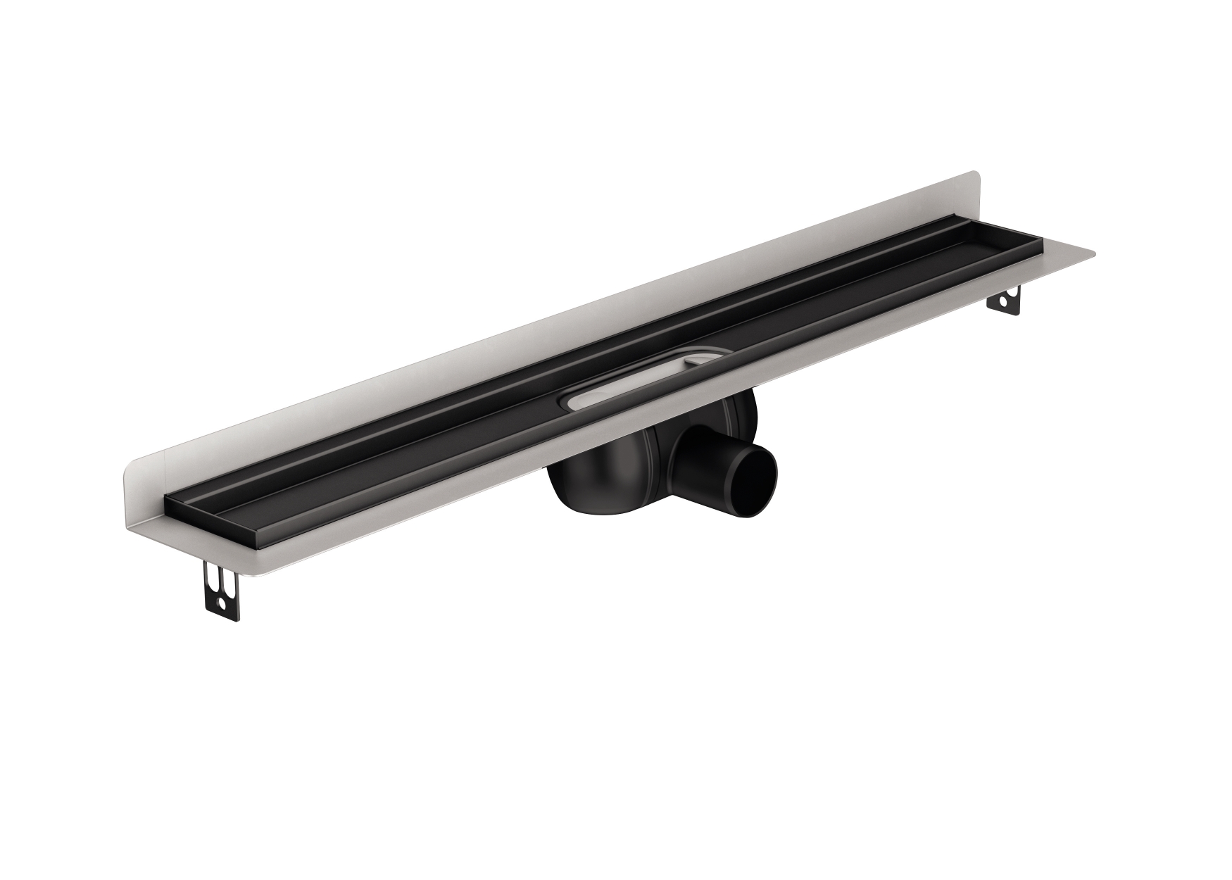ACO ShowerDrain C Black canalina lineare con griglia 58.5 cm nero 9010.91.14