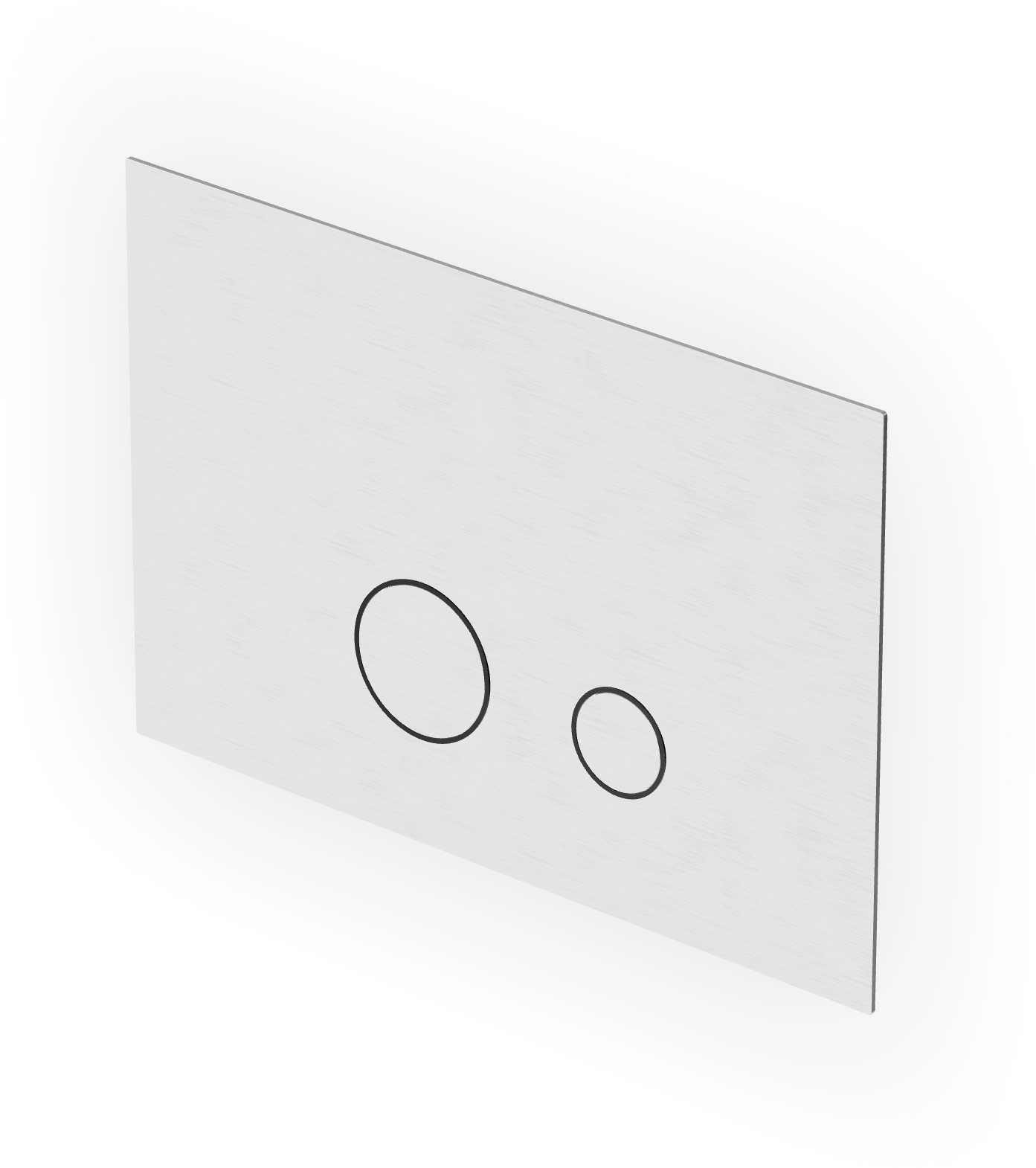Zucchetti Helm placca di comando per WC acciaio Z95340.X