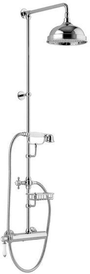 Sapho Vienna set doccia a parete con soffione cromo VO139