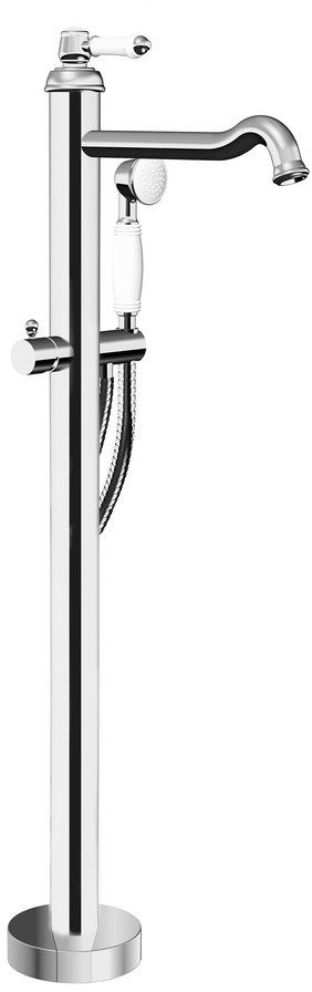 Sapho Vienna rubinetto per vasca e doccia a terra cromo VO021