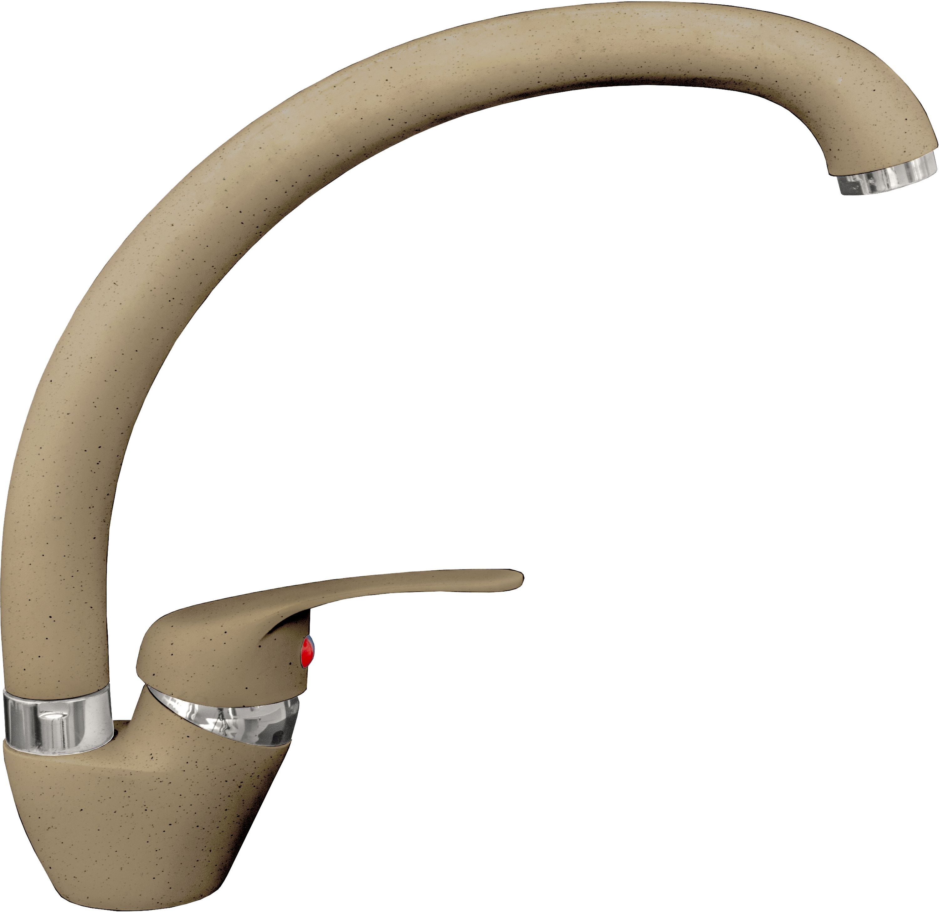 Genesis Diana rubinetto da cucina verticale beige 1123740