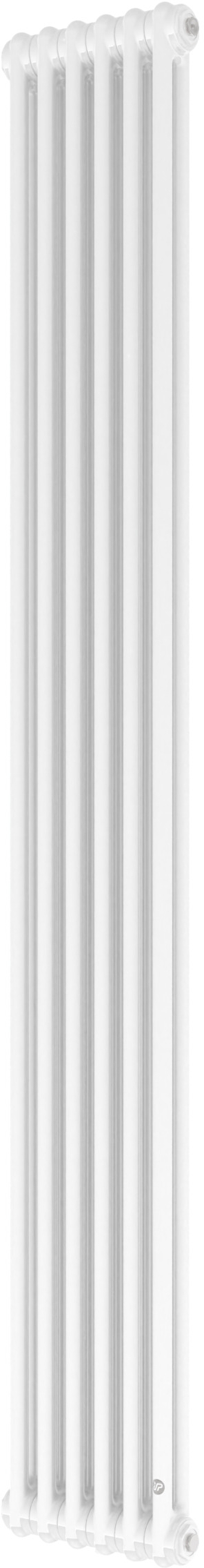 Instal Projekt Tubus 2 radiatore per ambienti 199.3x29 cm podłączenie inferiore bianco TUB2-200/06D50