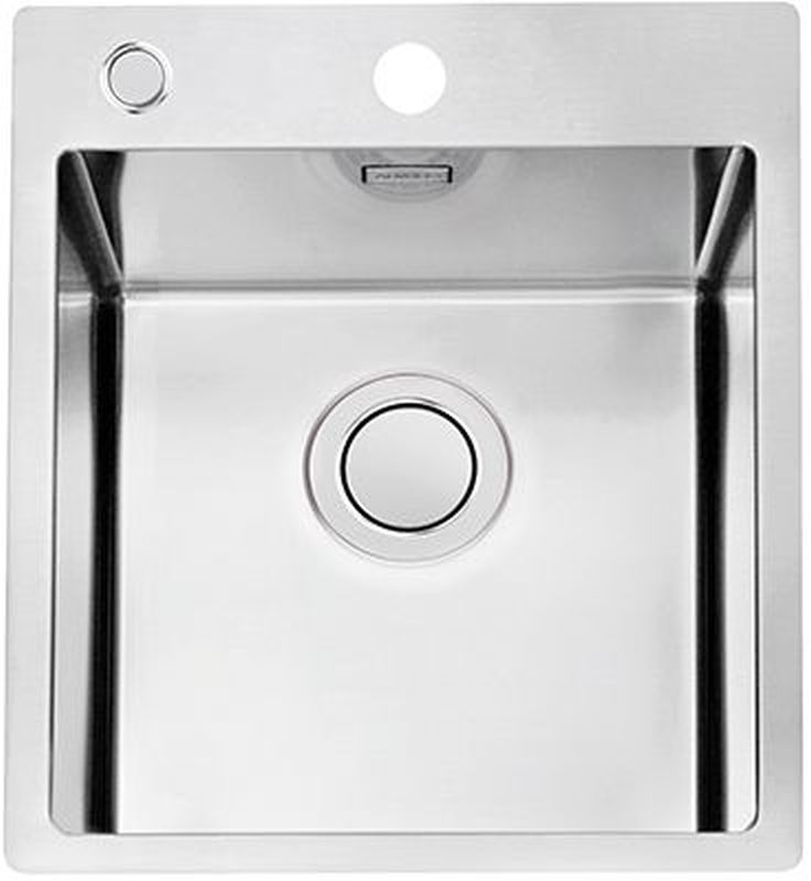 Alveus Pure lavello in acciaio 52.5x40.5 cm acciaio 1123785