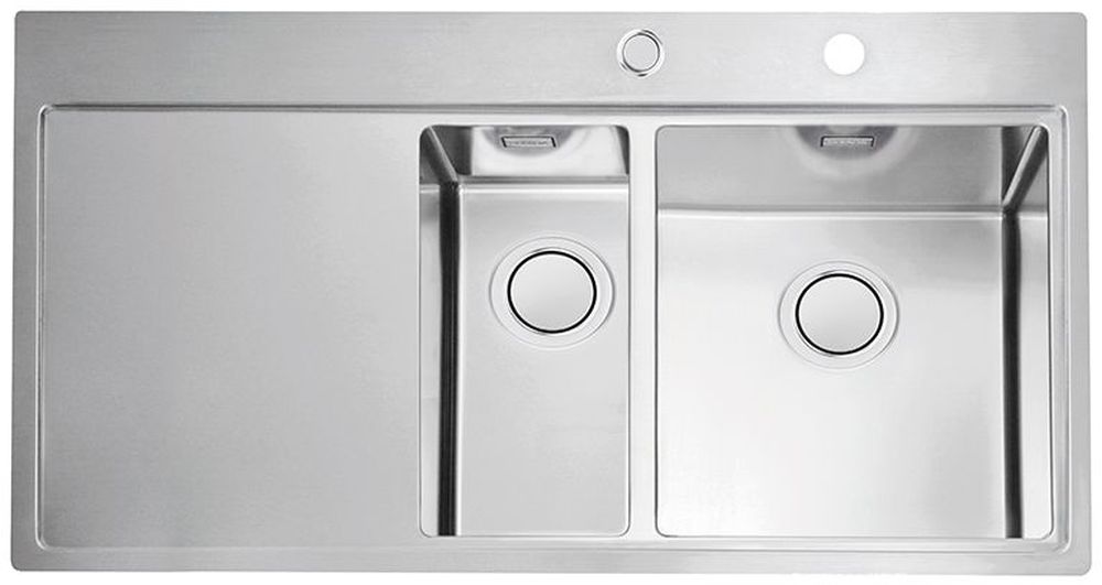 Alveus Pure lavello in acciaio 98x52.2 cm acciaio 1123794